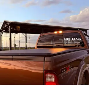 High Class White Trash Truck Decal for Stylish Vehicle Decoration