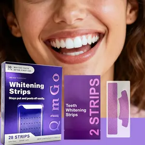 Safe Effective 4X Purple Teeth Whitening Strips: Advanced At-Home Dental Care to Effortlessly Lift Stubborn Tea, Coffee, Wine & Smoking Stains, Promote Superior Oral Hygiene, and Reveal a Dazzling, Confident White Smile Without Expensive Dentist Visits!