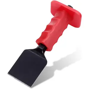 Monkey King Bar-8.9IN by 2.5IN Width Flat Masons Chisel/Demolishing/Masonry/Carving/Concrete Breaker Chisels with Hand Guard with Hand Guard
