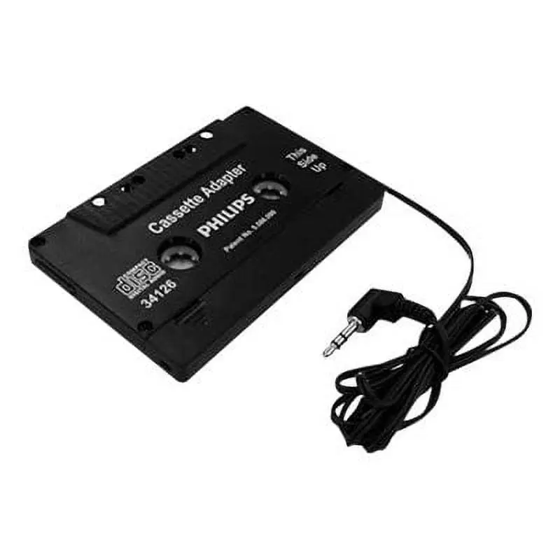 PHILIPS | Universal Cassette Adapter Audio Car for iPhone MP3 AUX SAA2050H/17 Convert CD to Cassette Stereo System Digital Music Connect