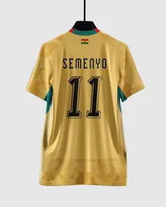 Antoine Semenyo #11 2026 yellow away jersey with full logo for both men and women.