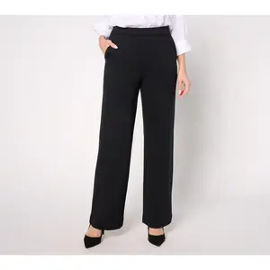 Joan Rivers Petite Pull-On Ponte Trouser Pant
