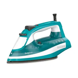 Black Plus Decker 6815658 Xpress Steam TrueGlide 3 in. Steam Iron