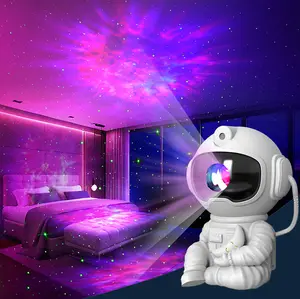 Astronaut Nebula Projector Night Light with Remote Control - 7 Color Effects, 360° Rotating Head, USB Type-C, Ideal for Living Room & Bedroom halloween Decor