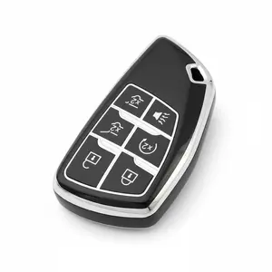 GMC Chevrolet Buick Key Fob Cover with 6 Buttons Durable Shockproof for GMC Chevrolet Buick Ultimate Protection Perfect Fit Ideal for GMC Owners