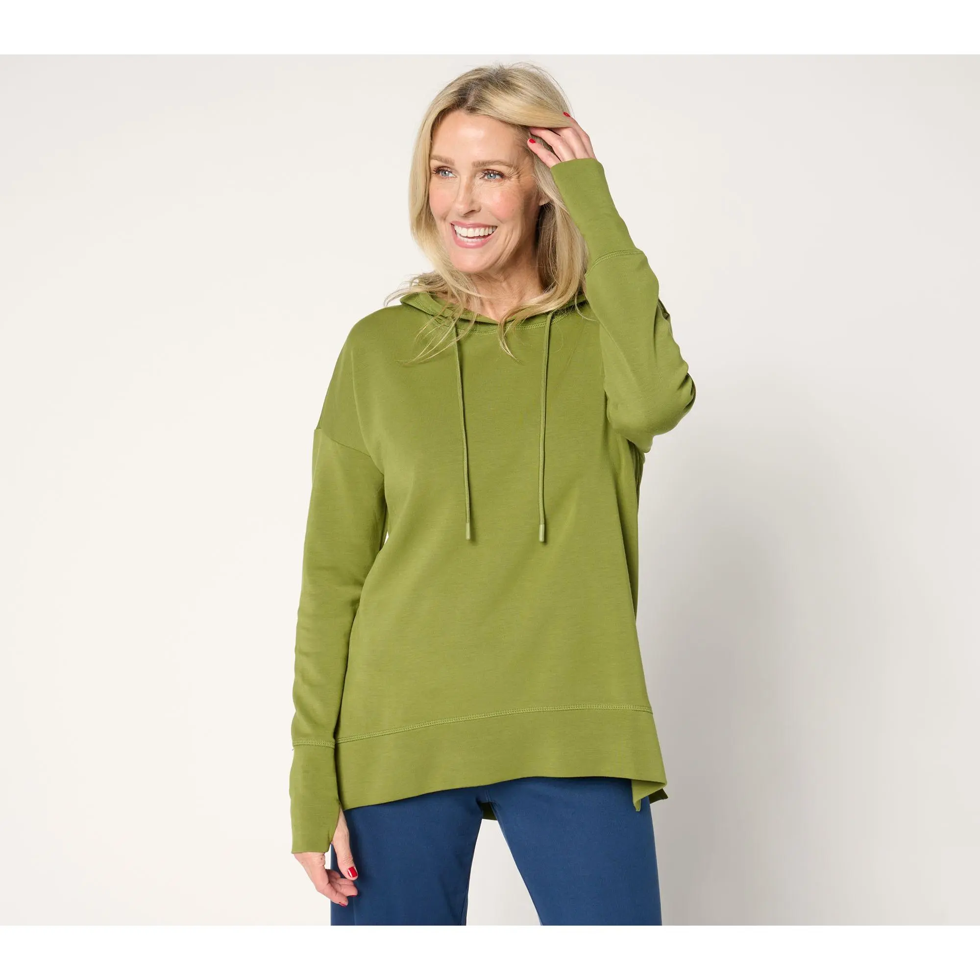 Belle Body by Kim Gravel ScubaLuxe Pop Color Hoodie