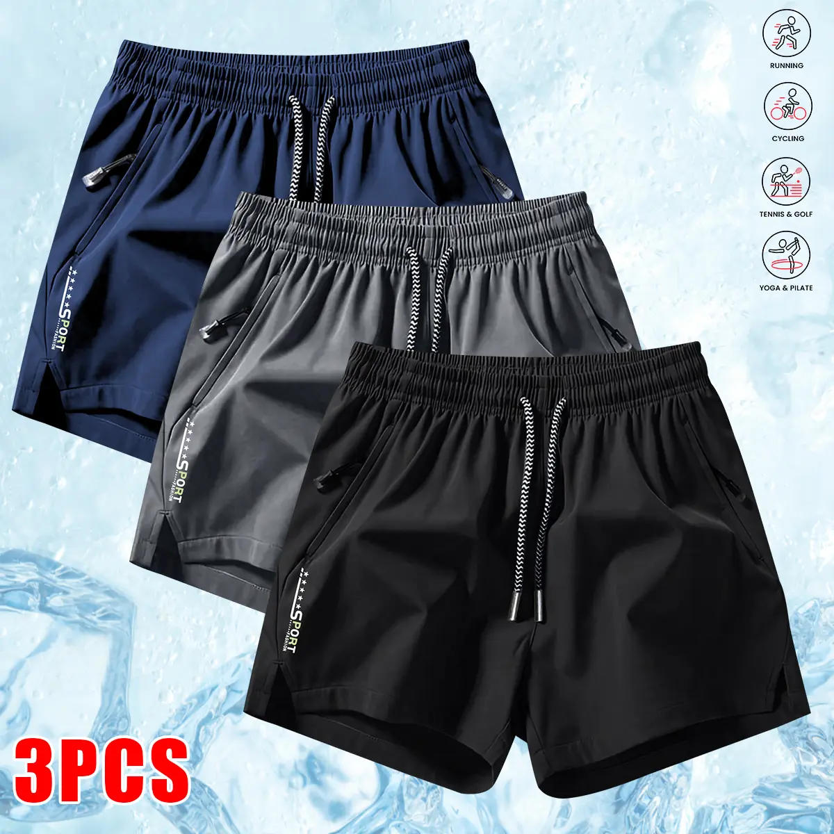 Black + Dark Gray + Concealment Blue