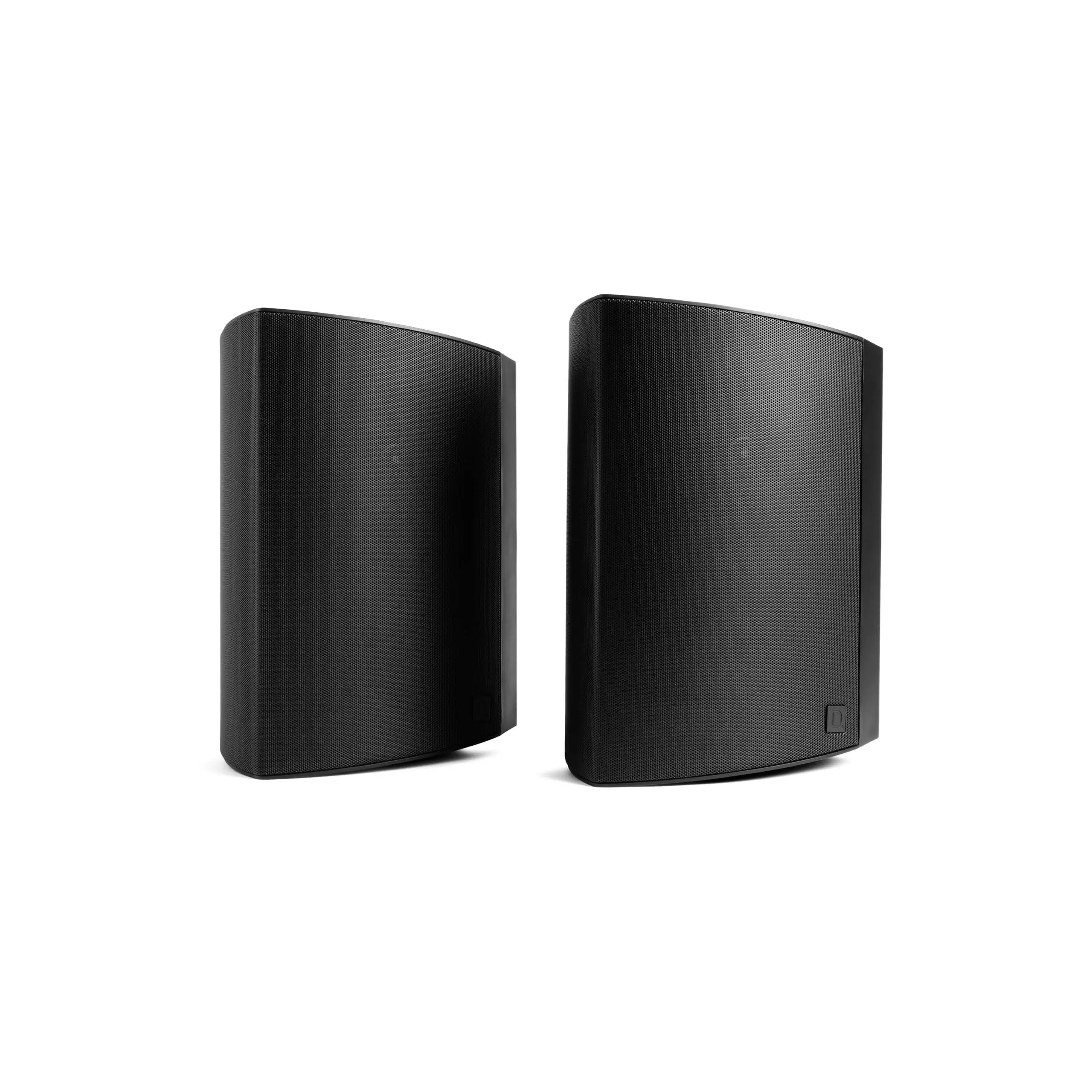 Definitive Technology Dymension AW-650 Outdoor Wired Wall Mount Bass Speakers (Black, Pair) - 2-Way Audio System for Garage, Patio, 6.5" Woofer, 1" Tweeter, 5"x10" Passive Bass Radiator, IP66 Water Resistant All-Weather Music Setup