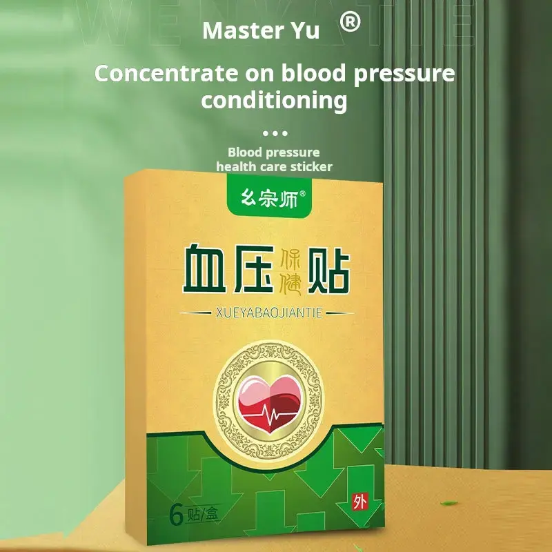 6PCS Blood Pressure Balance Patches - Natural Health Care Stickers for Daily Vitality