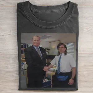 Vintage Michael Scott and Ed Truck Graphic Tee - The Office Sitcom Movie Shirt - Iconic Movies Shirt - Michael Scott in Day 1 - Jim Halpert Shirt - Iconic Movie Scenes