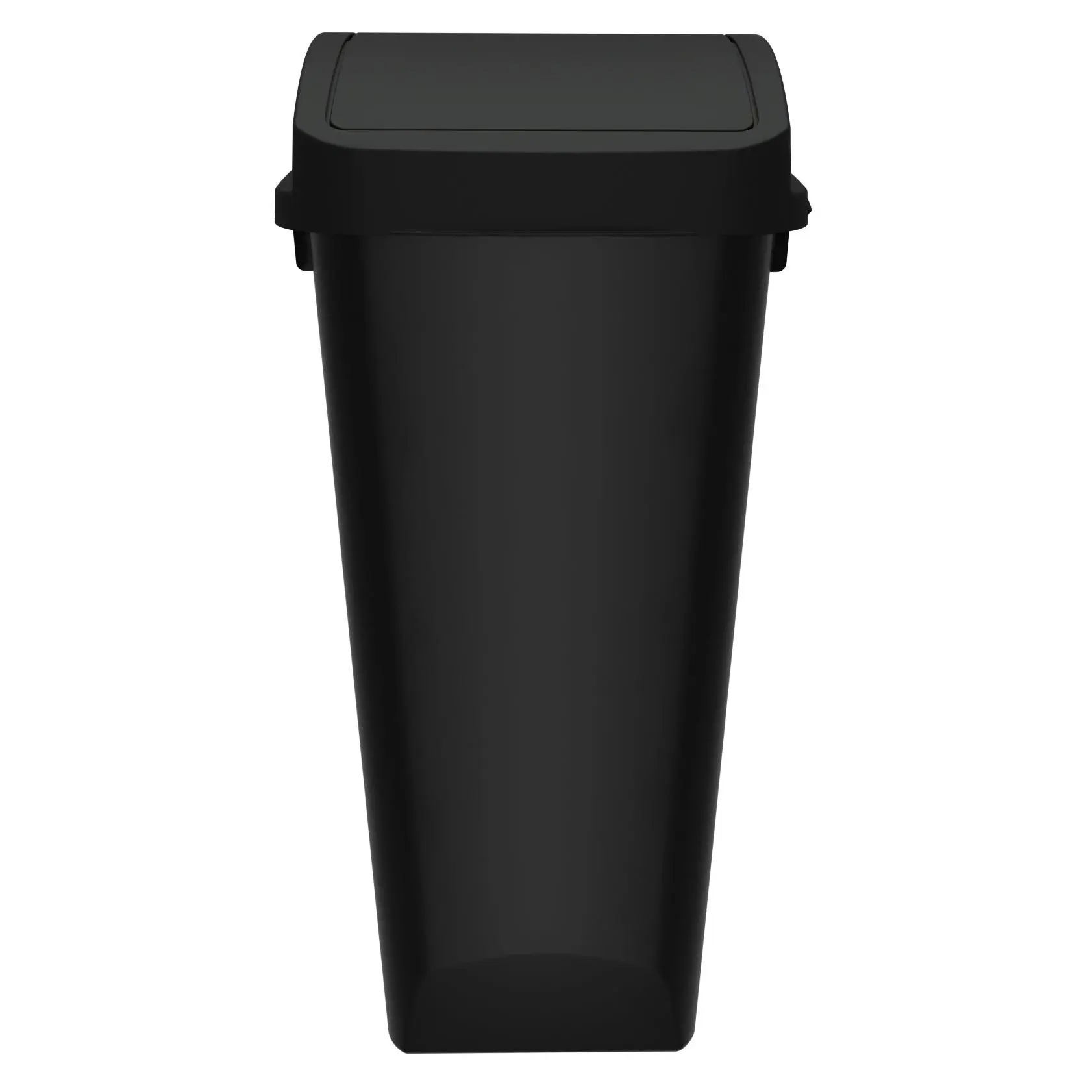 Glad Link & Sort 12 Gallon Plastic Waste and Recycling Bin with Lid, Black Glad Link & Sort 12 Gallon Plastic Waste and Recycling Bin with Lid, Black