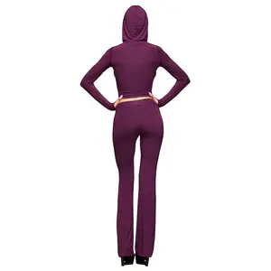 Trackpant i.m.gi.a Purple Color, Buttery-soft fabric, Comfort stretchy waist, Lightweight logo Print