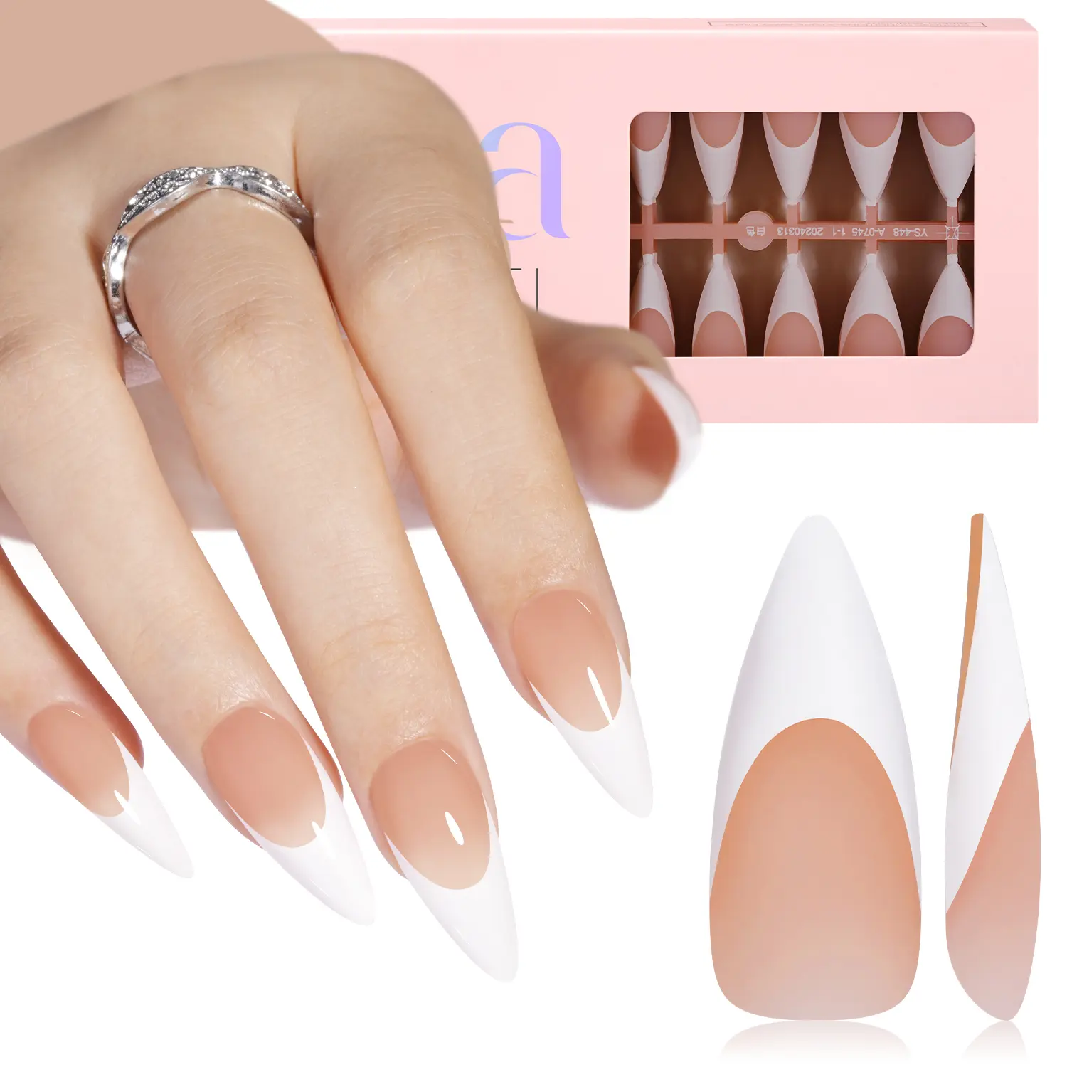 Long Stiletto- Light brown