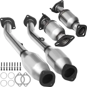 fathersdaygift VEVOR Exhaust Manifold 05-11 Nissan Frontier Exhaust Manifold Bolts Gasket Combination 4.0L OEM Quality High Flow Catalytic Converter for 2005-2011 Nissan Frontier/Xterra/Pathfinder(EPA Compliant)