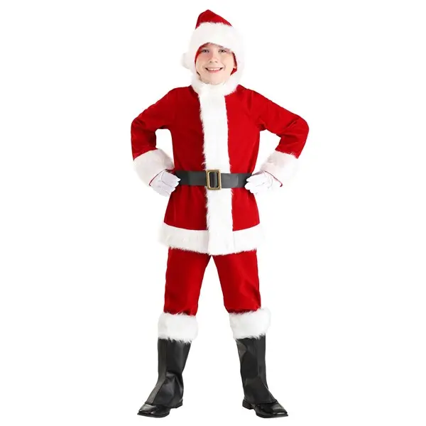 Boy's Deluxe Santa Costume