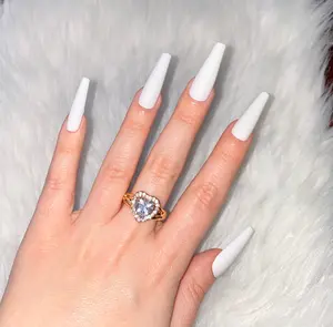 Icy Heart Ring
