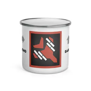Eagle Strafing Run Stratagem 12oz Enamel Mug (Helldivers Inspired)