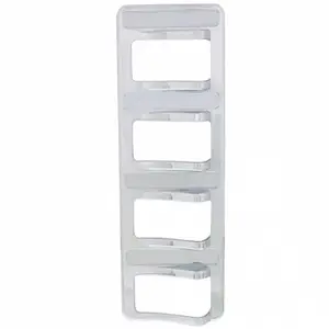 United Pacific - Chrome 4-Rocker Switch Cover for Peterbilt 579