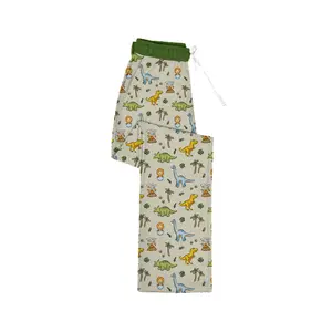 PREHISTORIC PARADISE - GREEN DINOS |  Relaxed Fit Unisex Pants | READY TO SHIP