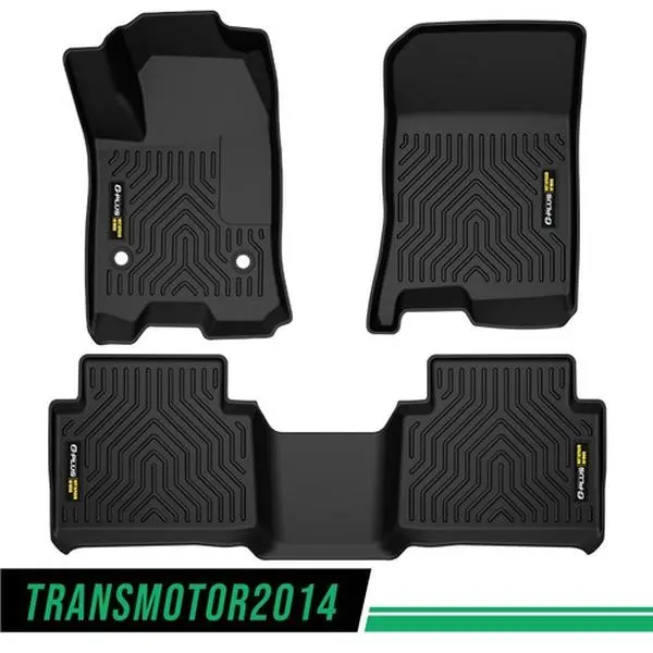 G-PLUS Motor Interior Fit For 2023-2024 Chevrolet Colorado/GMC Canyon Crew Cab TPE Footwell Mats