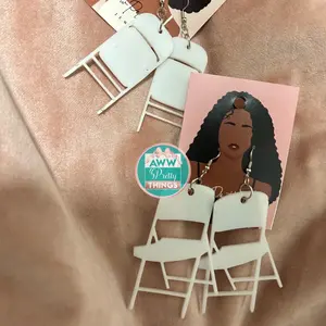 Chair Earrings #MontgomeryRiverboatBrawl