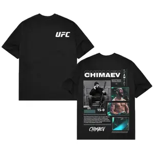 Khamzat Chimaev Graphic Tee, Borz UFC MMA Fighter Fan Shirt, Gym Wear, Fight Night Wear, Gift for Fighters, Sports Apparel