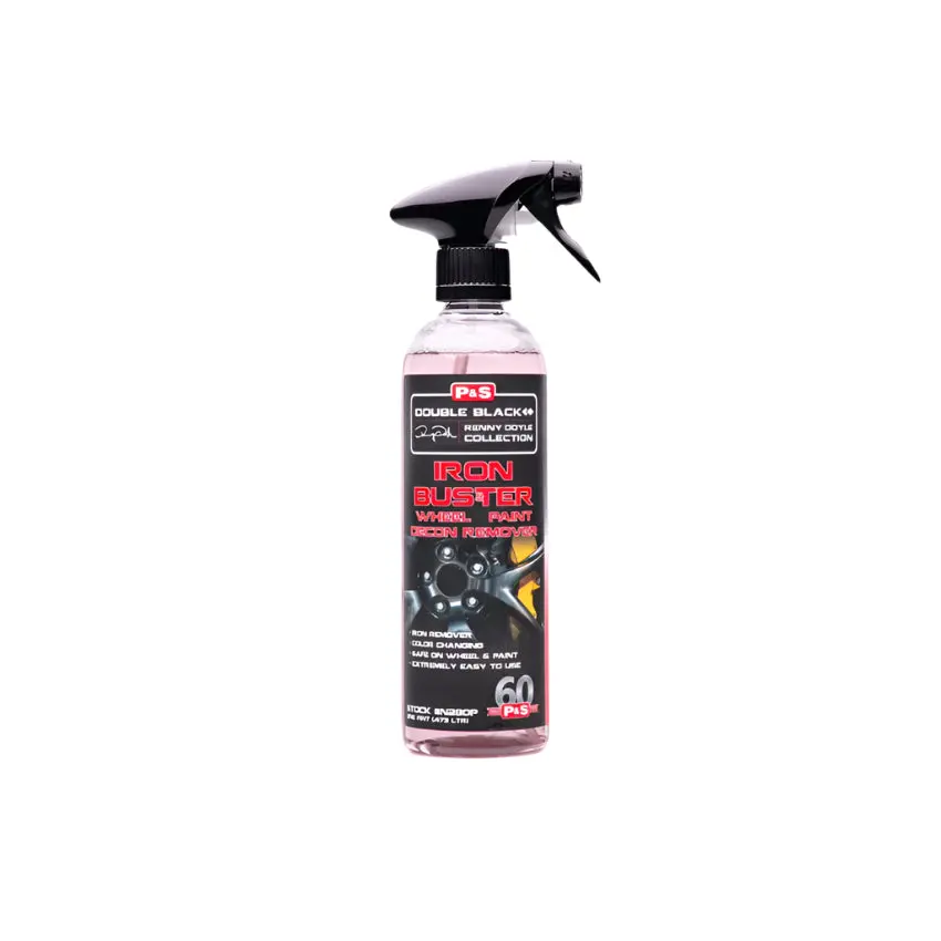 P&S Iron Buster Decon Remover, PH-Balanced Paint Safe Automotive Wheel Cleaner for Tire Wheels, Color Changing Surface Care, Tire Wheel
