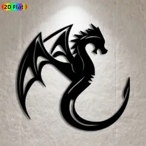 1pc Dragon Metal Wall Art,Dynamic Dragon Statue Mural, Ideal Gift for Halloween, New Year, Mythology Enthusiasts, Weather-Resistant Metal Wall Decor Wall Sculptures, Perfect for Outdoor Garden Fence & Indoor Living Room Wall, Captivating Fantasy Decor