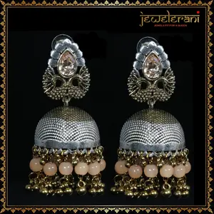 Radha Earrings - Orange