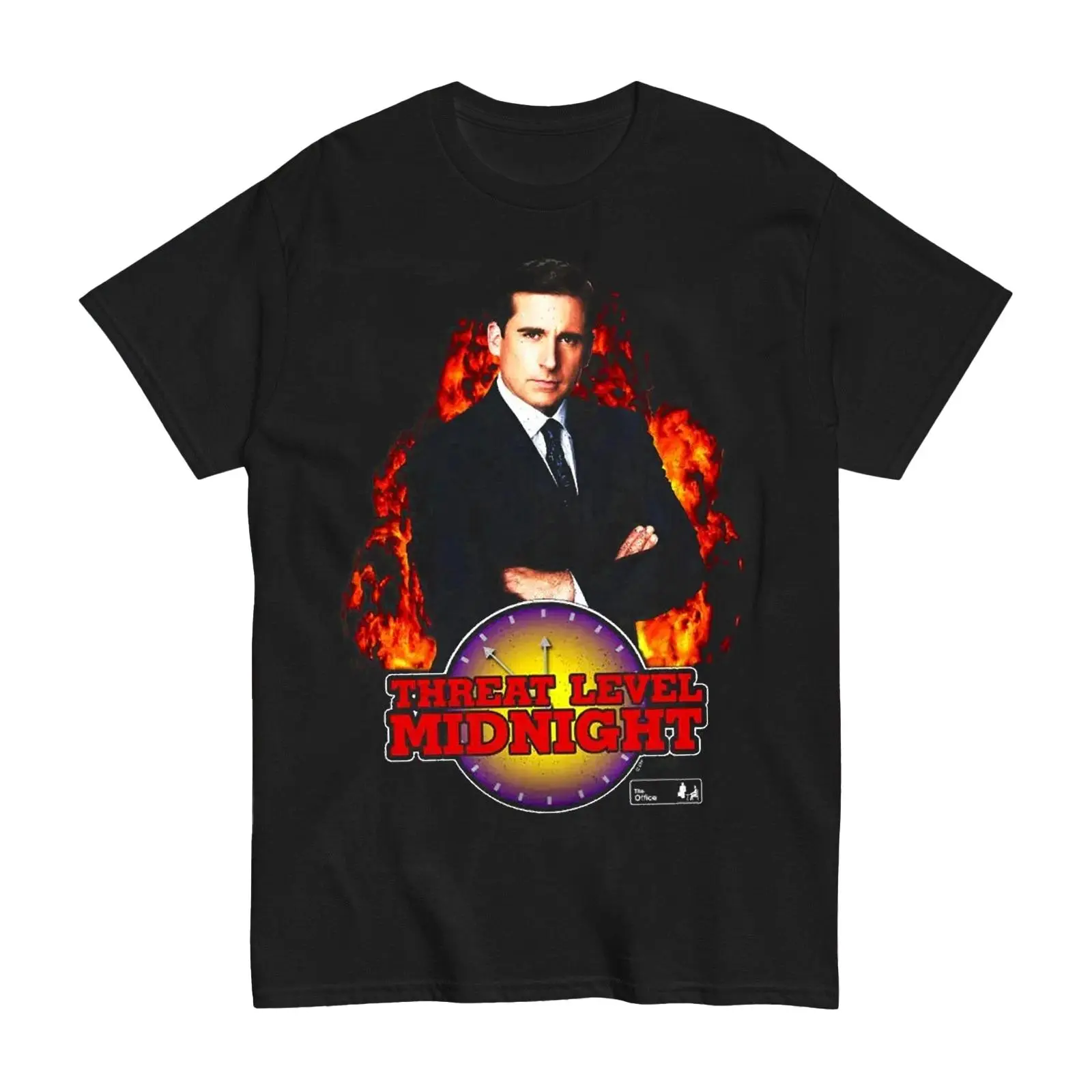 The Office Threat Level Midnight Explosion T-Shirt – Vintage Comedy Graphic Tee