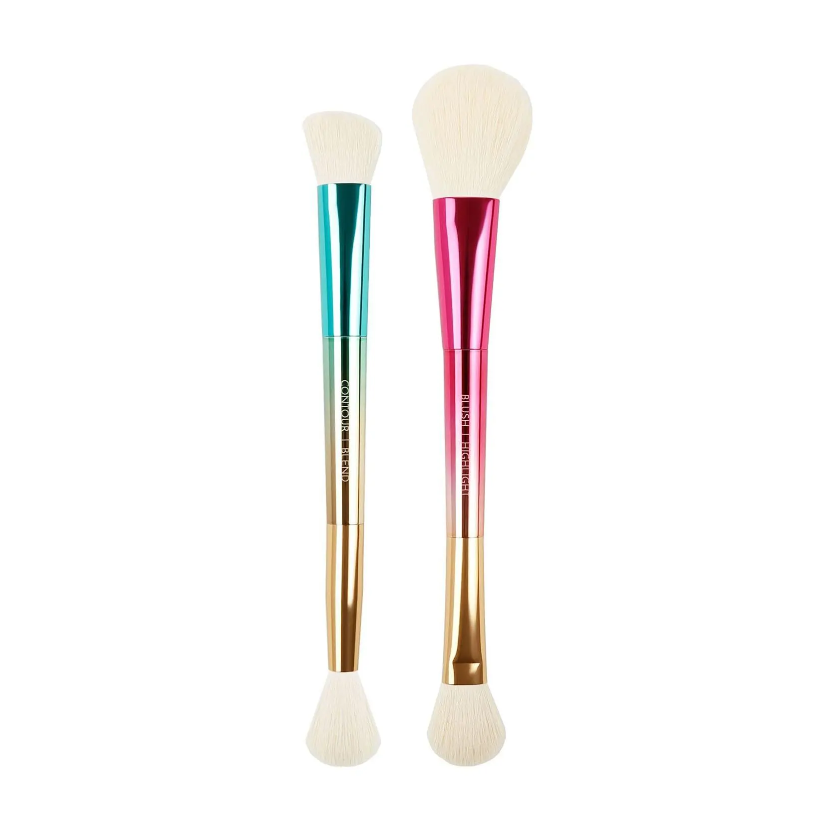 MOTD Cosmetics Party of Two Dual Ended Face Brush Set