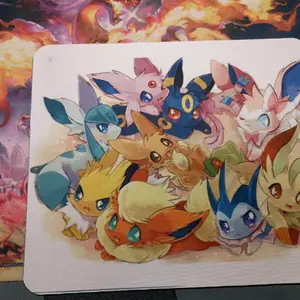 Cute eeveelution mouse pad