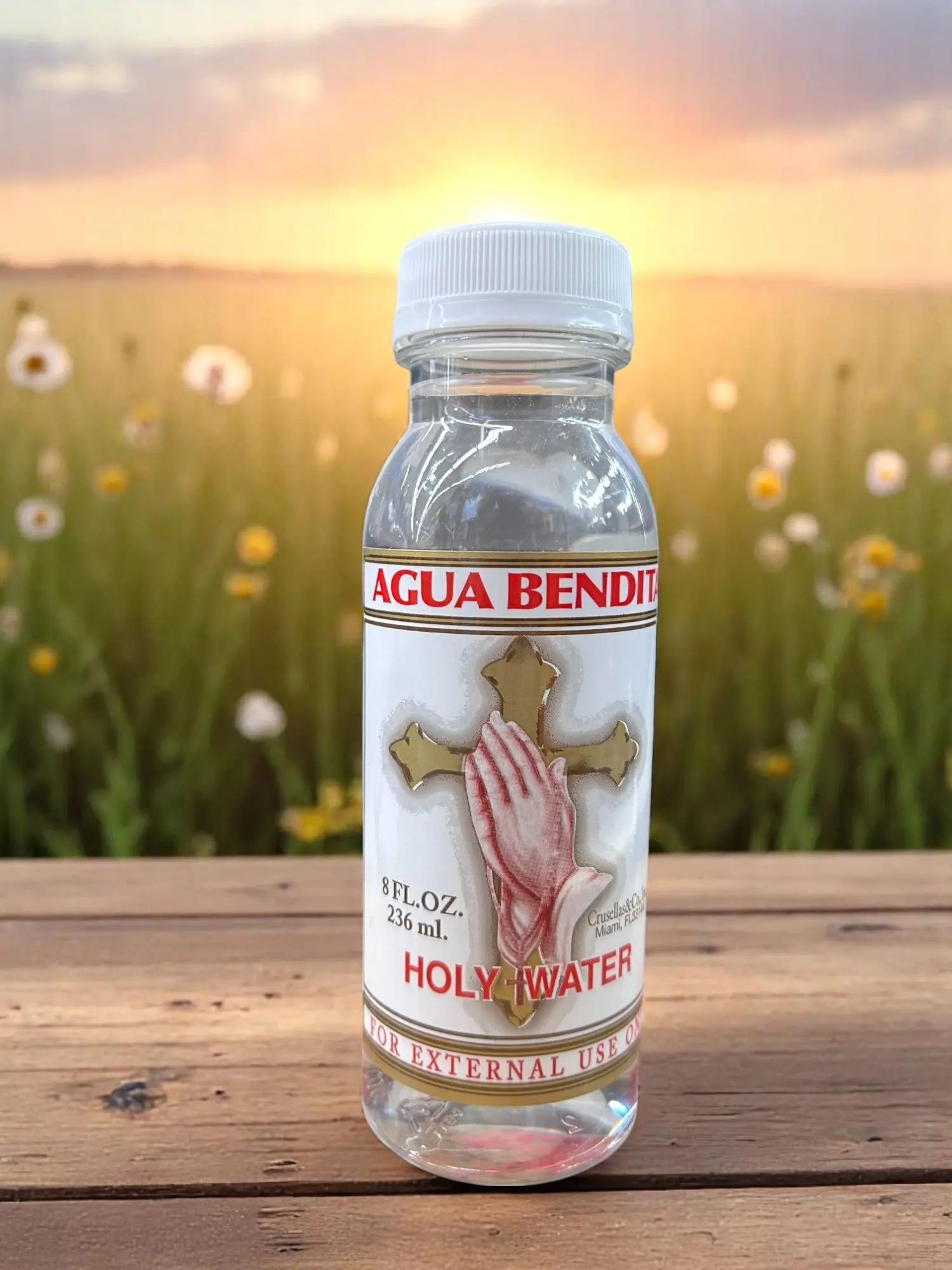Holy Water 8oz / Agua bendita 8oz Beverage Natural Taffy Healthy