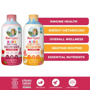 Kids Liquid AM & PM Bundle - Kids Liquid Morning Multivitamin & Nighttime Multimineral Kids Liquid AM & PM Bundle - Kids Liquid Morning Multivitamin & Nighttime Multimineral