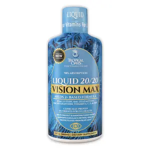 Liquid 20/20 Vision by Tropical Oasis - Maximum Strength Eye Health Formula - 960ml Healthcare Vitamin