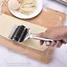 Stainless Steel Handheld Noodle Cutter Slicer, Compact Pasta Press Kitchen Tool, Kitchen Gadgets, Essential for Home Cooking, Must-Have for Pasta Lovers