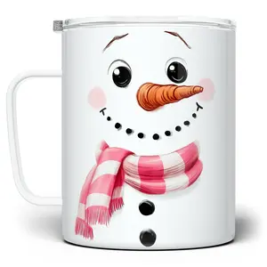 LOFTIPOP Snowman Mug, Cute Christmas Holiday Snowman Cup, Designed and Printed in the USA by Loftipop