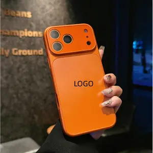 Transforms into 17 Pro Max Style Case for iPhone 16 with Logo, Full Coverage Matte Protective Cover for iPhone 15 Plus / iPhone 14 Pro