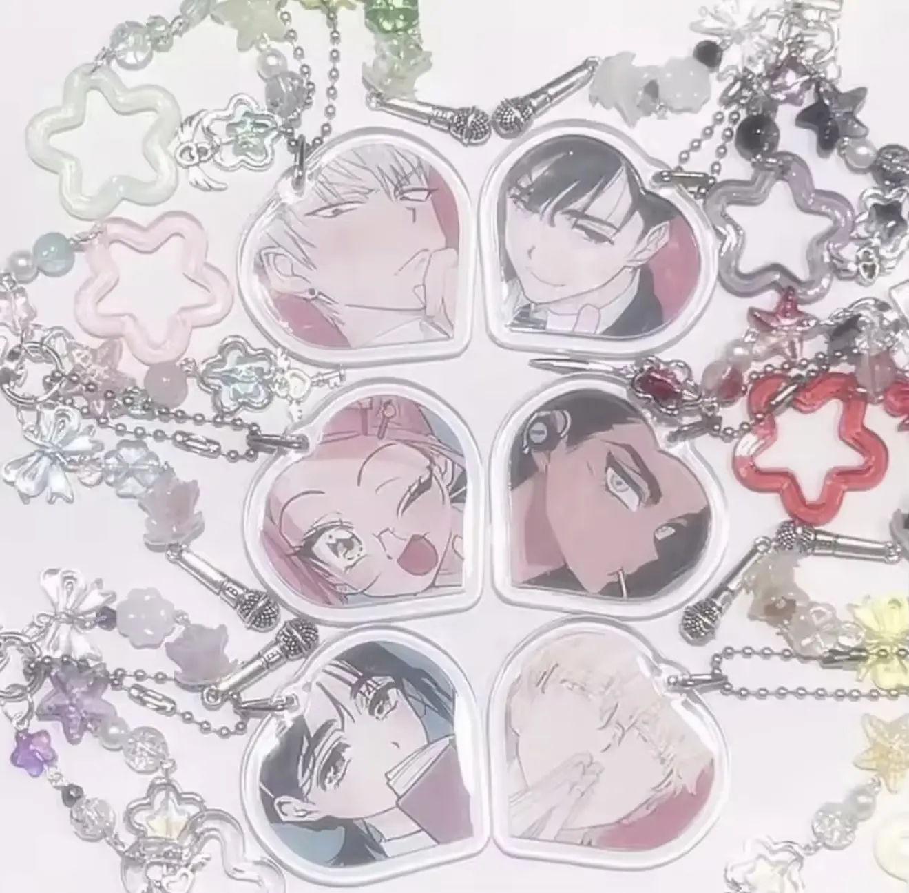 ALNST Alien Stage Till, Ivan, Luka, Hyuna, Sua, Mizi Keychains