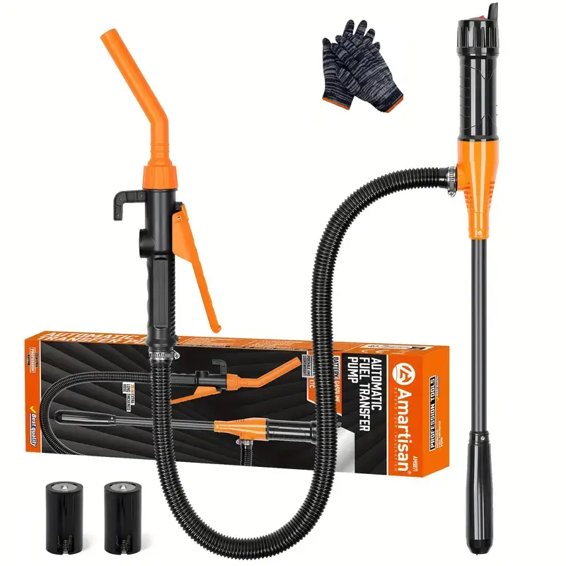 Portable Power Battery Pump with 2.2 GPM Flow Control Nozzle & Extra Long  Hose for Gas Fuel Diesel Water Transfer Electric Siphon Pump - TikTok Shop