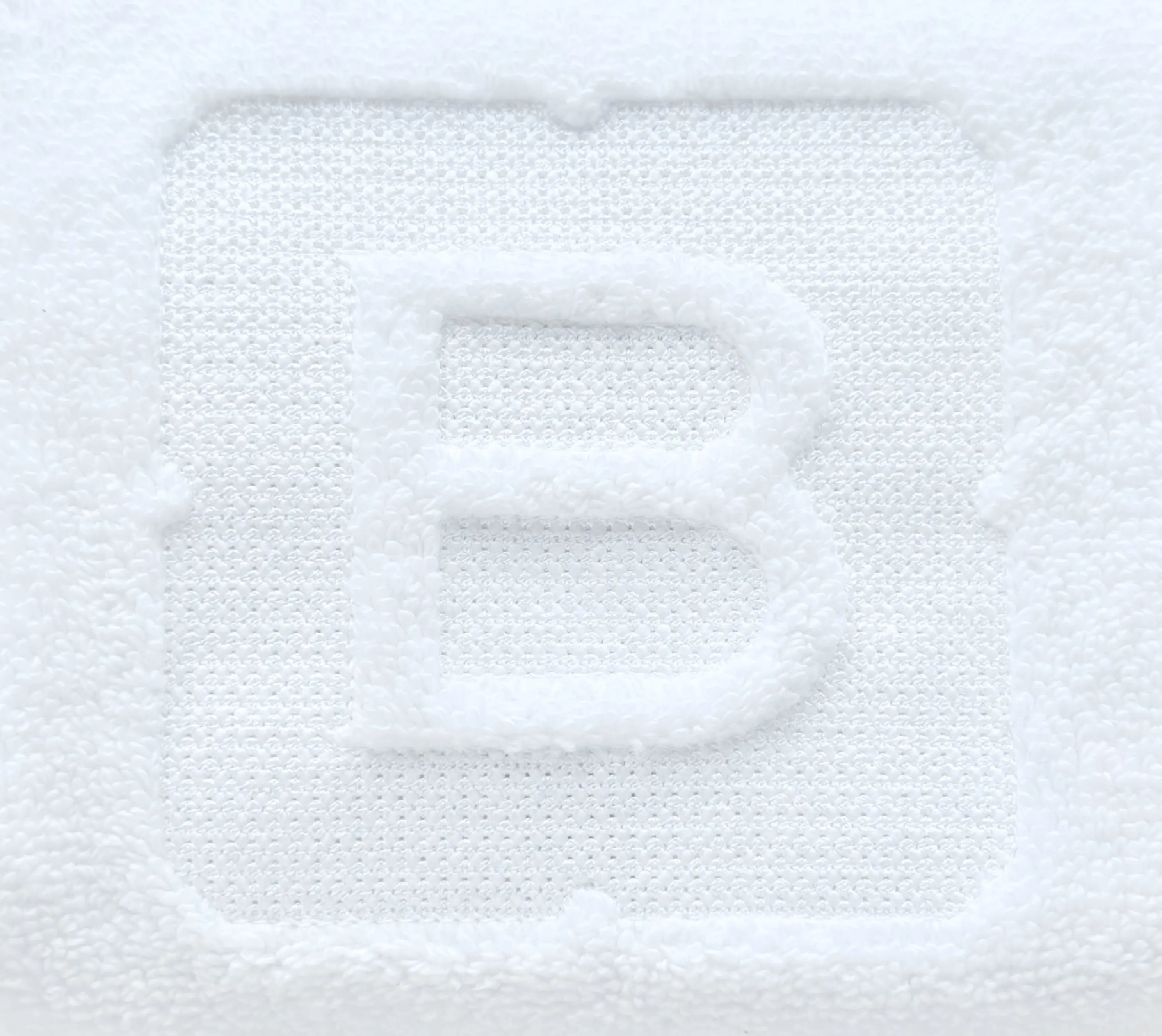 Embossed Monogram Bath Towels