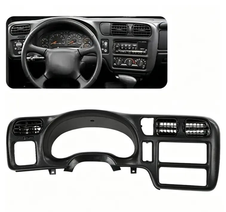 Instrument Cluster Dash Bezel Black | Fits 1998-2004 Chevy S10 Blazer, GMC Sonoma Jimmy, Oldsmobile Bravada