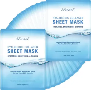 Therapy Premium Sheet Masks | Relaxing Spa Self Care Gifts | Moisturizing Aloe and Collagen, Skin Nutritional Korean Facial Masks for All Skin Types | 5+2+2 Masks