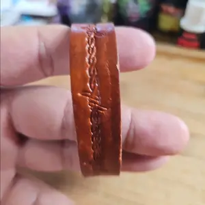 handmade leather bracelet
