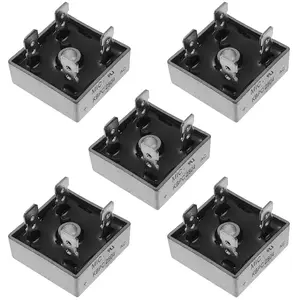 5pcs KBPC2504 2504 Bridge Rectifier Diode, Single Phase,Full Wave 25 Amp 400 Volt Electronic Silicon Diodes,4-Pin