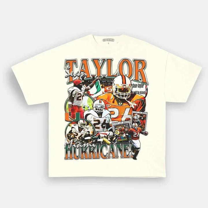 [Sale Up To 40%] Sean Taylor Tee Retro Football Graphic T-shirt Unisex Gift for Sport Fans