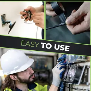 Wiring Connector No More Bare! One Roll Handles Insulation + Waterproof, Electricians' Favorite, Essential Tool for Electrical Work