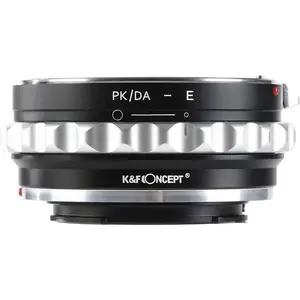 K&F Concept Lens Mount Adapter for Pentax K/M/A/FA/DA Mount Lens to Sony NEX E-Mount Camera Body