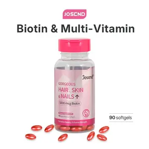 #JOSEND Biotin Capsules for Women | Clinically Proven — Thicker Hair & Reduce Wrinkles & Fine Lines | With Vitamins A, C, D3, E & B Complex | 90 Ct
