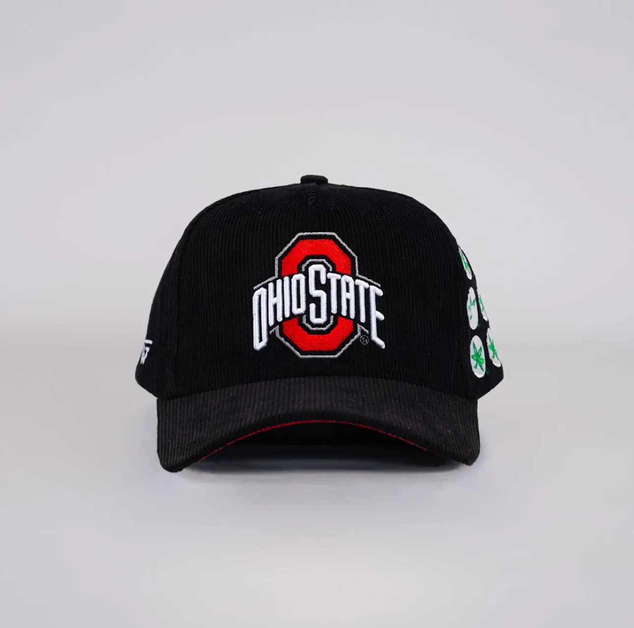 Ohio State Helmet Sticker / Black Corduroy